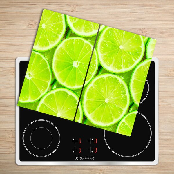 Tagliere in vetro Lime 60x52 cm