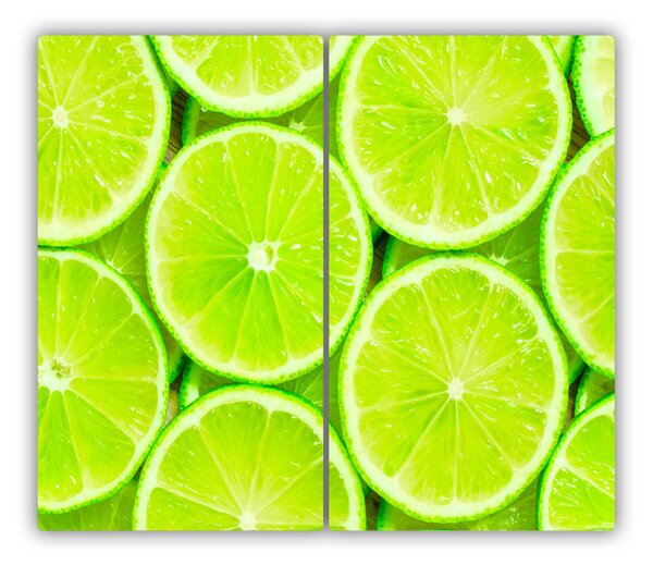 Tagliere in vetro Lime 60x52 cm