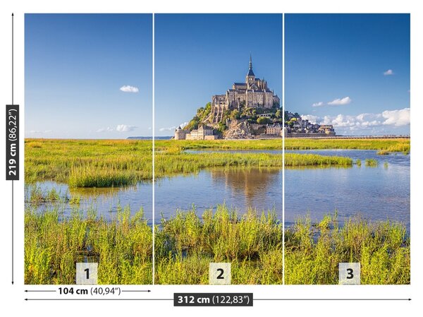 Carta da parati Le Mont Saintmichel 104x70 cm