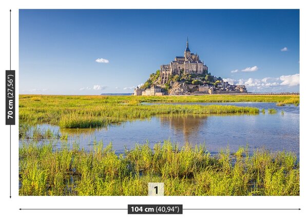 Carta da parati Le Mont Saintmichel 104x70 cm