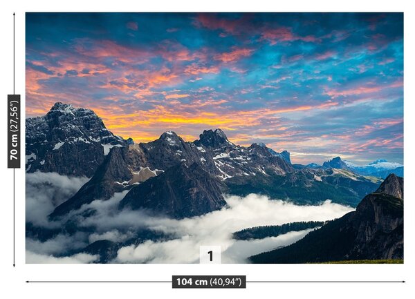 Carta da parati Dolomiti italiani 104x70 cm