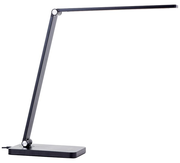 BRILLANTE lampada da tavolo 38cm Florence nero IP20 dimmerabile LED integrato
