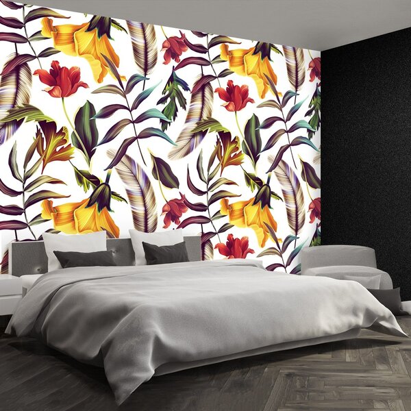 Carta da parati Piante tropicali 104x70 cm