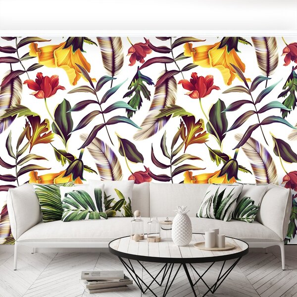 Carta da parati Piante tropicali 104x70 cm