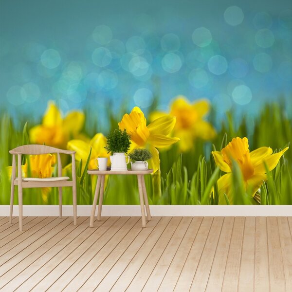 Carta da parati Narcisi 104x70 cm