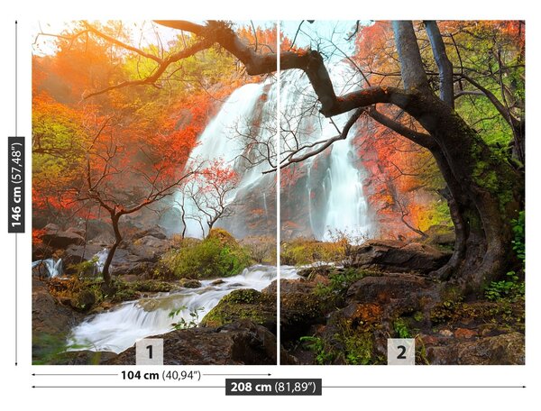 Carta da parati Thailandia cascata 104x70 cm