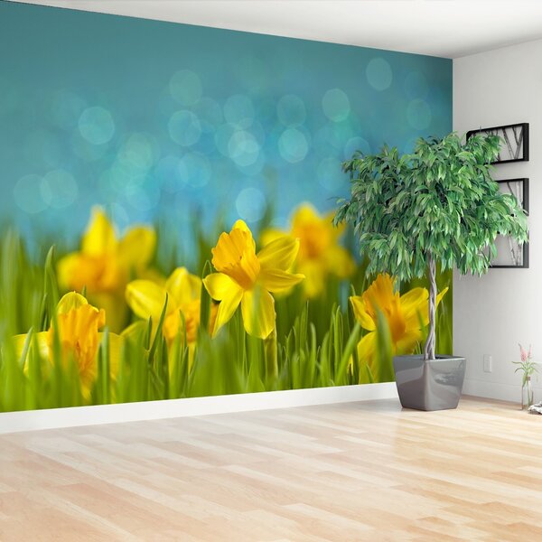 Carta da parati Narcisi 104x70 cm