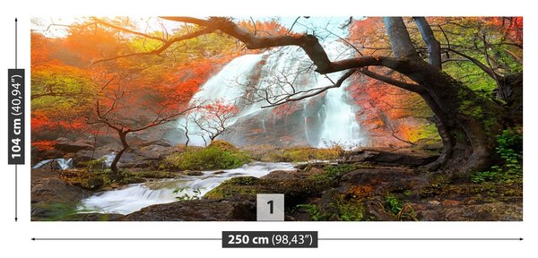 Carta da parati Thailandia cascata 104x70 cm