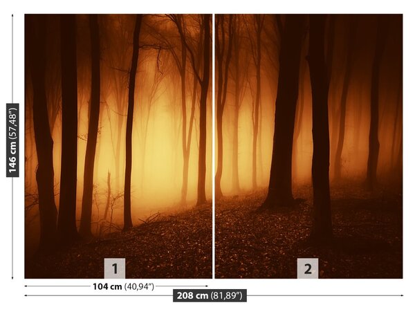Carta da parati Foresta terribile 104x70 cm