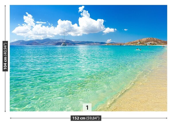 Carta da parati Spiaggia della Grecia 104x70 cm