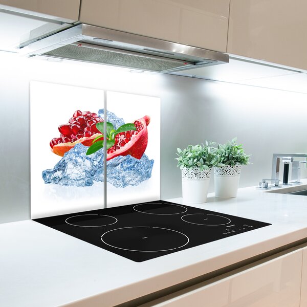 Tagliere in vetro temperato Ice Navy Blue 60x52 cm