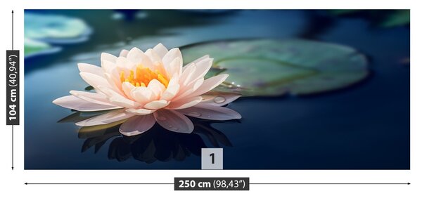 Carta da parati Lotos Flower Pond 104x70 cm