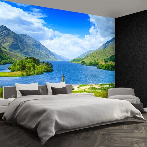 Carta da parati Lago Scozia 104x70 cm