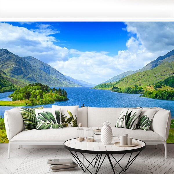 Carta da parati Lago Scozia 104x70 cm
