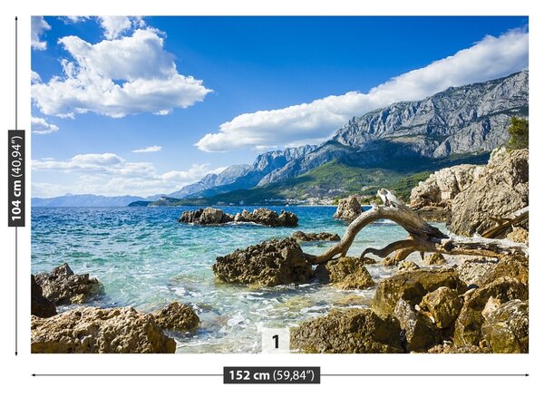 Carta da parati Mare della Croazia 104x70 cm