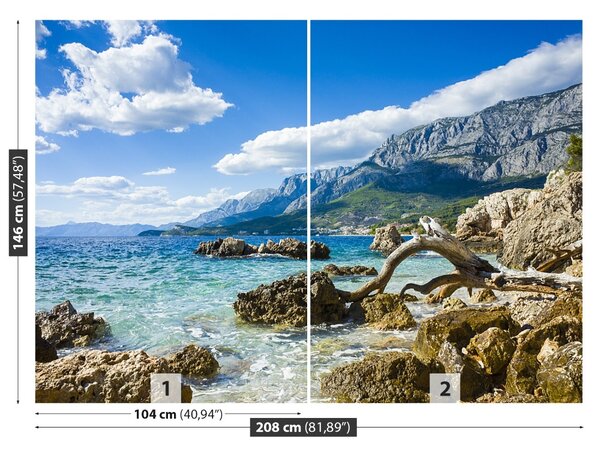 Carta da parati Mare della Croazia 104x70 cm