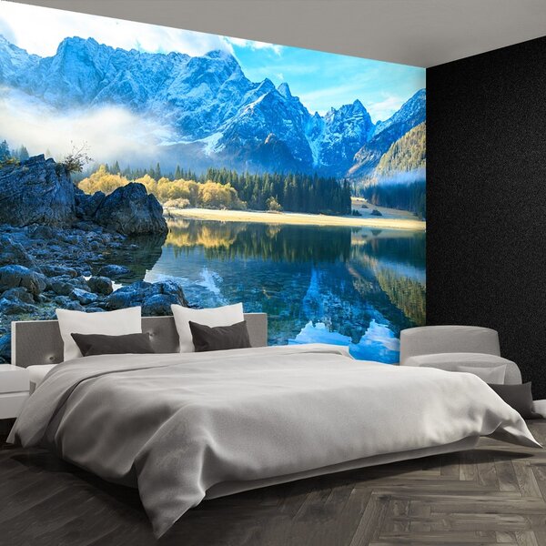 Carta da parati Montagne del lago 104x70 cm
