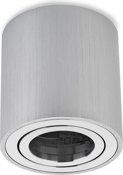 Sweet LED faretto da superficie GU10 in alluminio spot rotondo da superficie 230V 84mm spot da soffitto