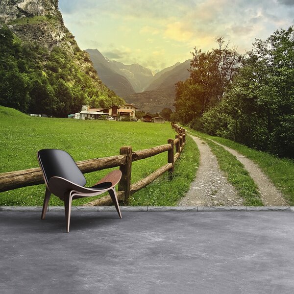 Carta da parati Alpi svizzere 104x70 cm