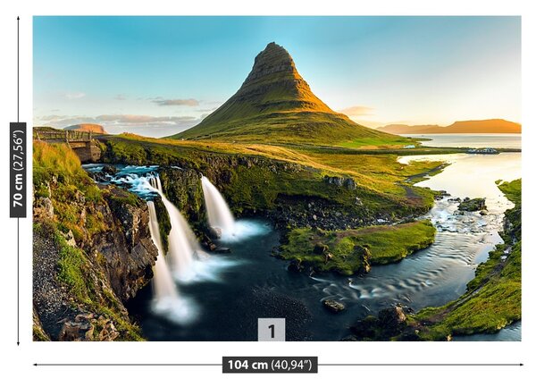 Carta da parati Monte Kirkjufell 104x70 cm