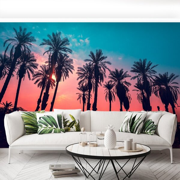 Carta da parati Palme tropicali 104x70 cm