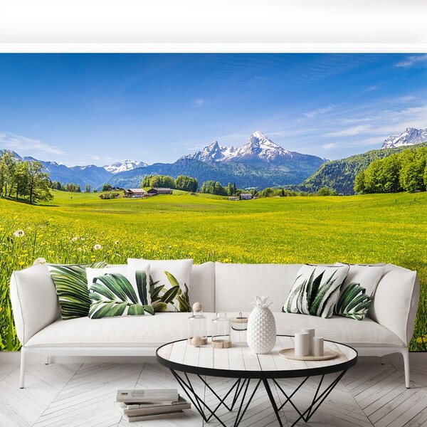 Carta da parati Meadows alpini 104x70 cm