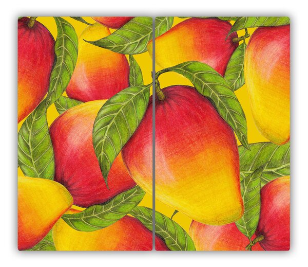 Tagliere in vetro temperato Mango 60x52 cm