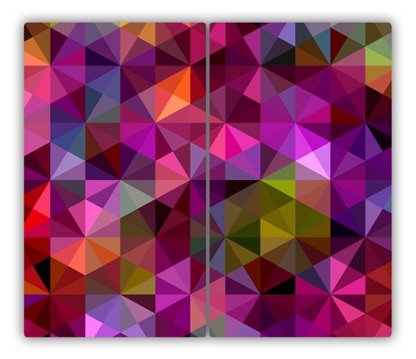 Tagliere in vetro Astrazione d'onda 60x52 cm