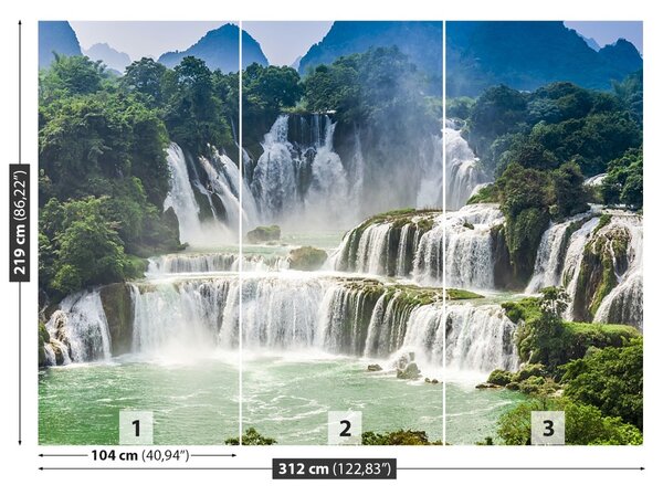 Carta da parati Detian Waterfall 104x70 cm