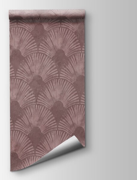 Carta da parati Design elegante con motivi in tonalità tenui, Carta da parati lastrazione, Carta da parati popolare, t00823v1 - Tapeko.it