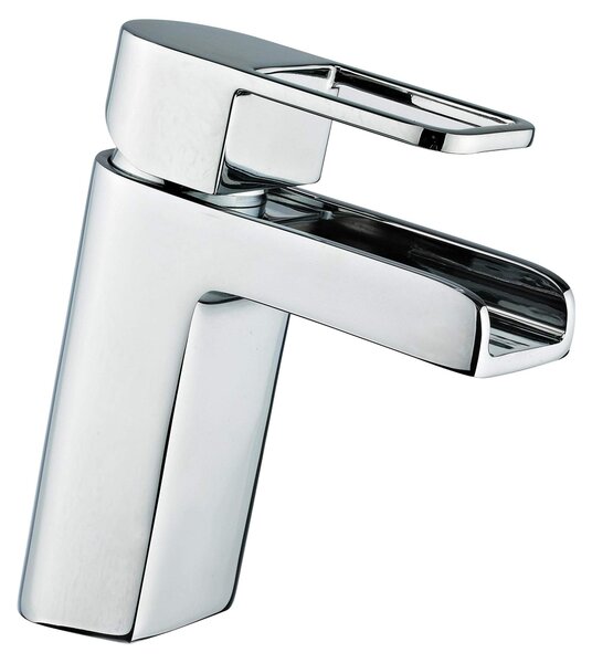 Rubinetto monocomando per lavabo con effetto cascata