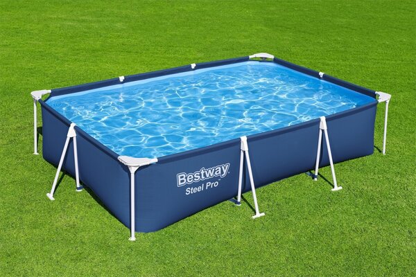 Piscina Bestway Steel Pro, pompa filtrare, 3m x 2.01m x 66 cm