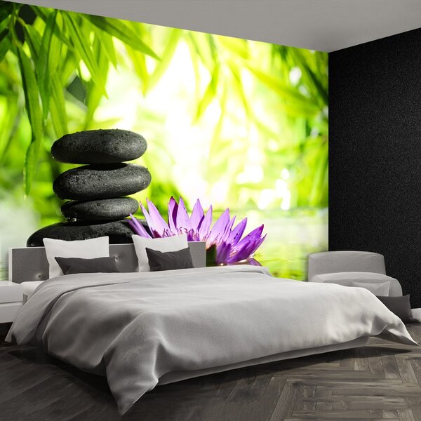 Carta da parati Lotos e Zen Stone 104x70 cm