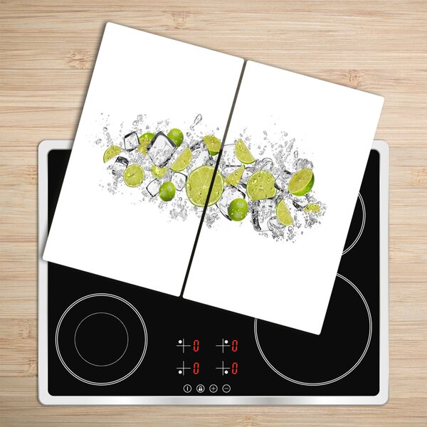 Tagliere in vetro LIME ICE DICE 60x52 cm
