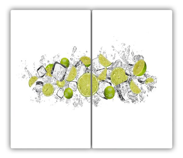 Tagliere in vetro LIME ICE DICE 60x52 cm