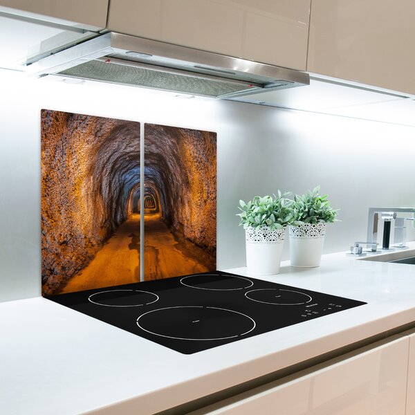Tagliere in vetro Tunnel sotterraneo 60x52 cm