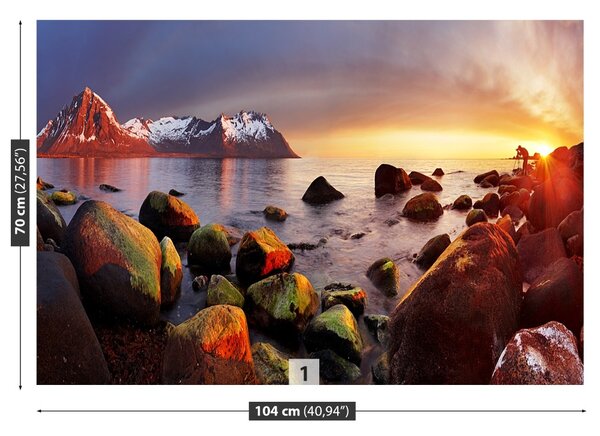 Carta da parati Ocean Norvegia 104x70 cm