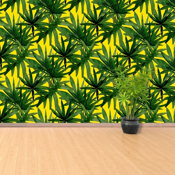 Carta da parati Foglie tropicali 104x70 cm
