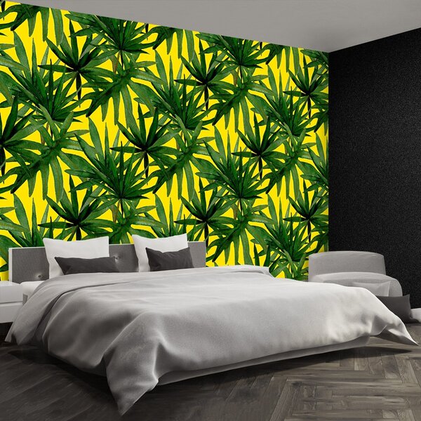 Carta da parati Foglie tropicali 104x70 cm