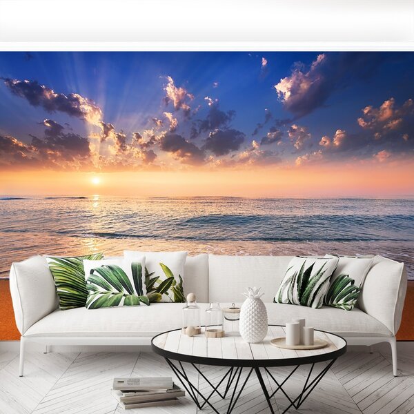 Carta da parati Sole Mare 104x70 cm