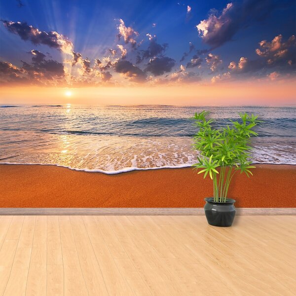 Carta da parati Sole Mare 104x70 cm