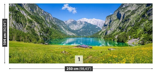 Carta da parati Obersee Königsee 104x70 cm