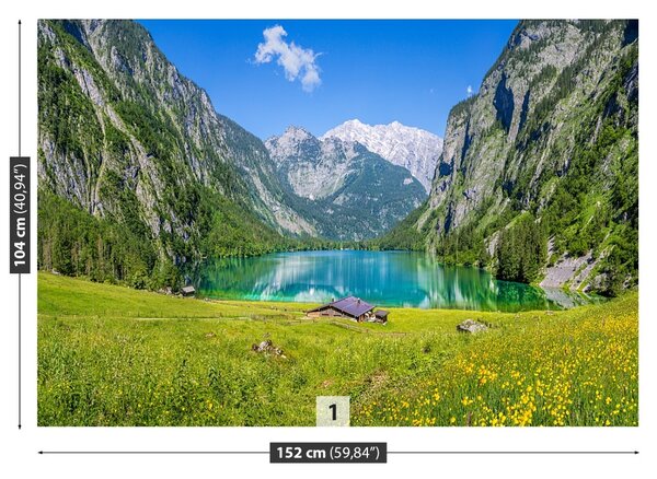 Carta da parati Obersee Königsee 104x70 cm
