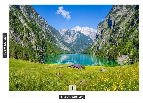 Carta da parati Obersee Königsee 104x70 cm
