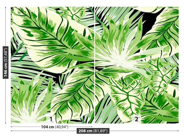 Carta da parati Monster's Palm 104x70 cm