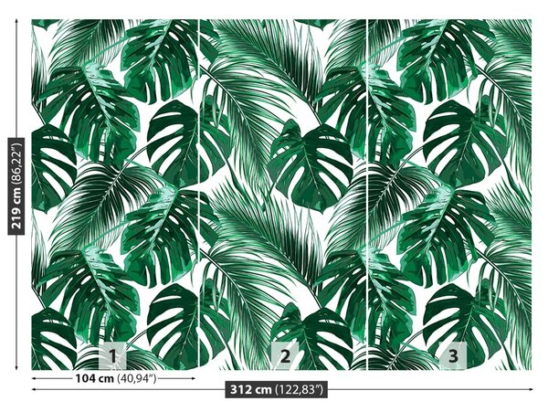 Carta da parati Monstera Hole 104x70 cm