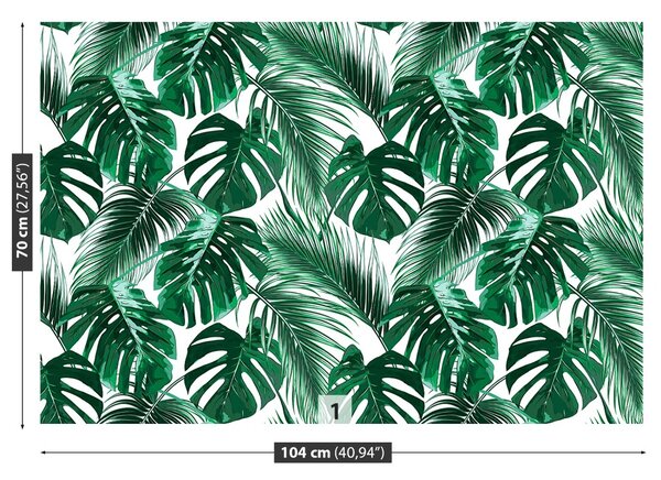 Carta da parati Monstera Hole 104x70 cm