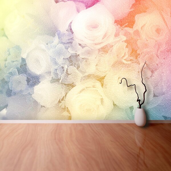 Carta da parati Bouquet vintage 104x70 cm
