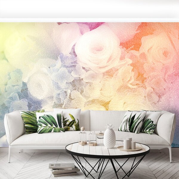 Carta da parati Bouquet vintage 104x70 cm
