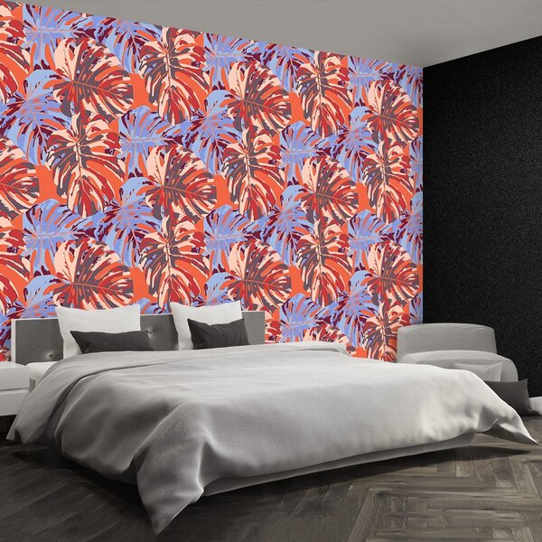 Carta da parati Foglie tropicali 104x70 cm
